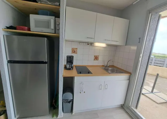 Rénové Avec Climatisation, Terrasse Et Parking à Marseillan-plage - Fr-1-326-862 Apartamento